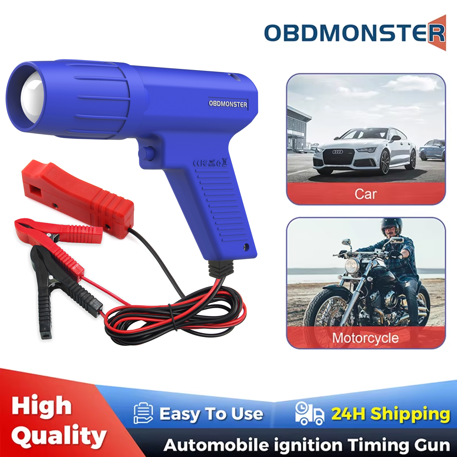 Timing Light Gun - 12V Inductive Ignition Timing Gun Ignition