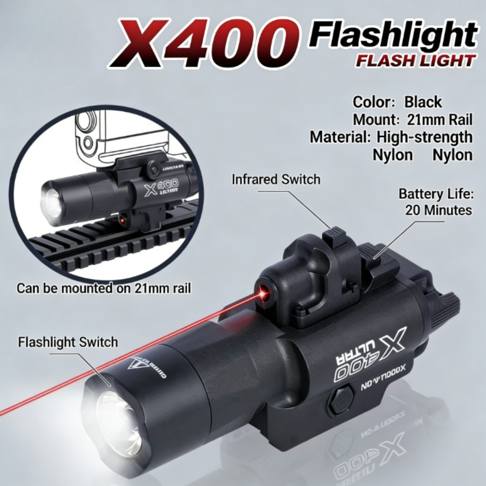 X300 X400U NylonToy gun flashl - Timing Light Gun avaliação e preço