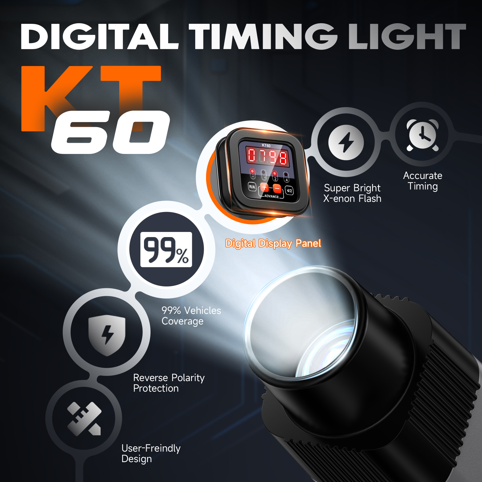 KZYEE Engine Timing Light with - Timing Light Gun avaliação e preço