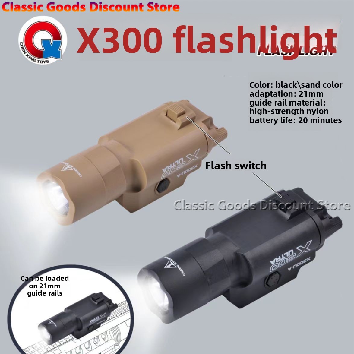 Tactical Light X300 X300U Nylo - Timing Light Gun avaliação e preço