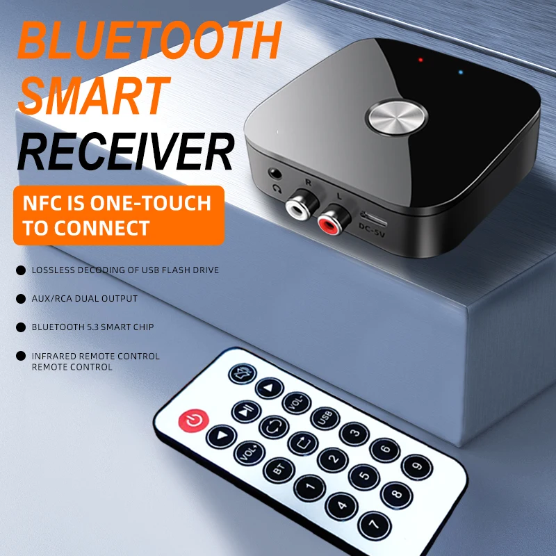 NFC Bluetooth-compatible 5.3 A - Transmission Jack Adapter avaliação e preço