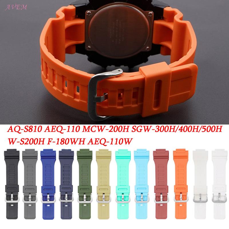 Resin Strap For Casio AQ-S810  - Timing Light Gun avaliação e preço