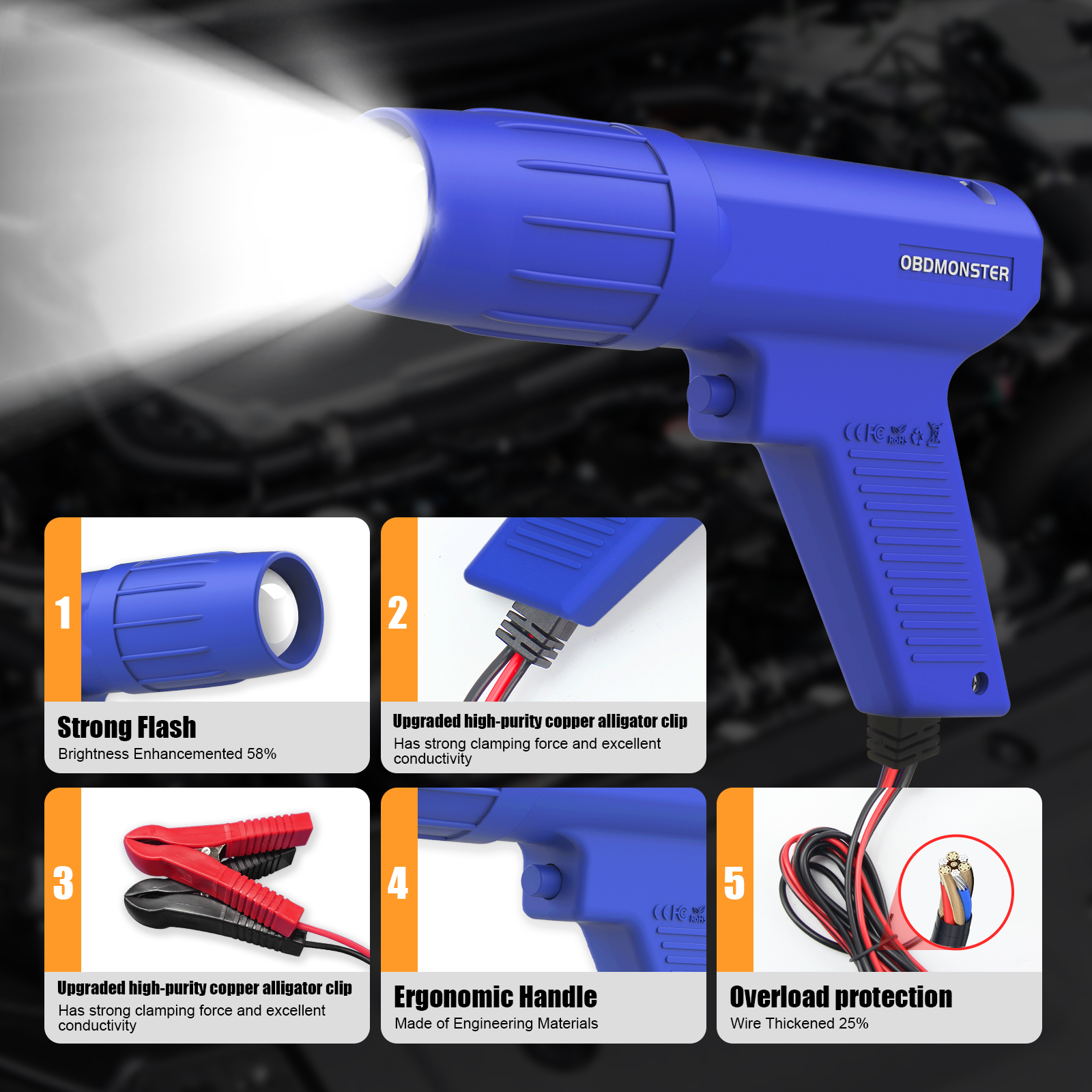 12V Inductive Ignition Timing  - Timing Light Gun avaliação e preço
