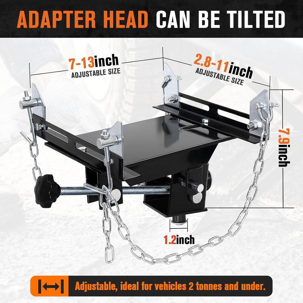 1/2 Ton Capacity Transmission  - Transmission Jack Adapter avaliação e preço
