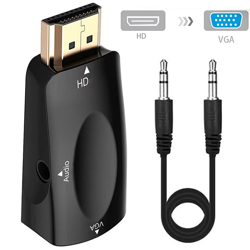 1080P HD HDMI-compatible to VG - Transmission Jack Adapter avaliação e preço