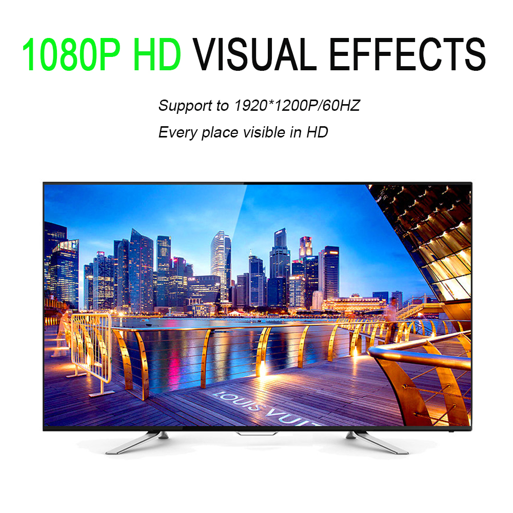 1080P HD HDMI-compatible to VG - Transmission Jack Adapter avaliação e preço