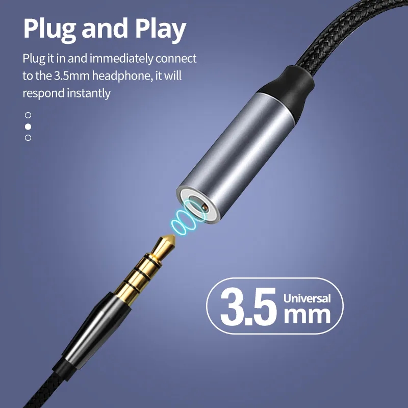 USB Type C To 3.5mm Aux Adapte - Transmission Jack Adapter avaliação e preço