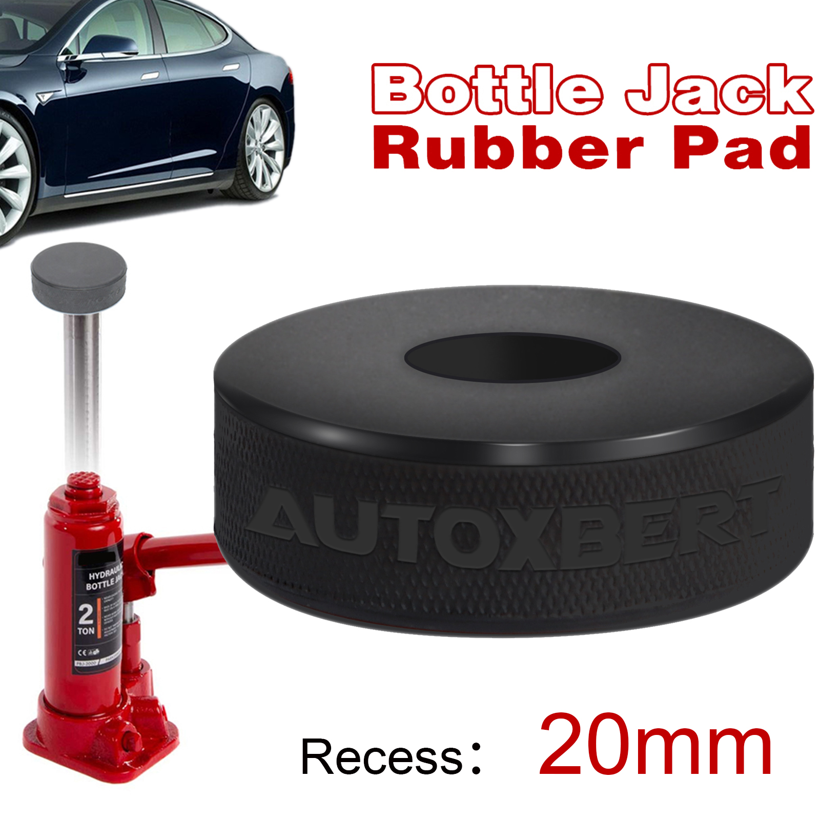 Rubber Bottle Jack Pad Protect - Transmission Jack Adapter avaliação e preço